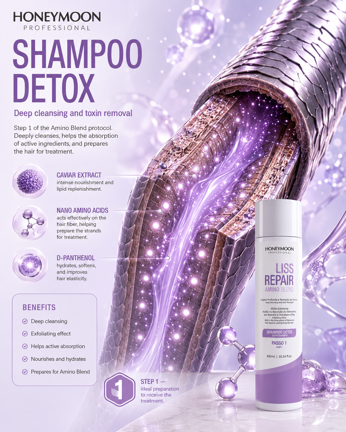 AMINO BLEND DETOX SHAMPOO — 3D